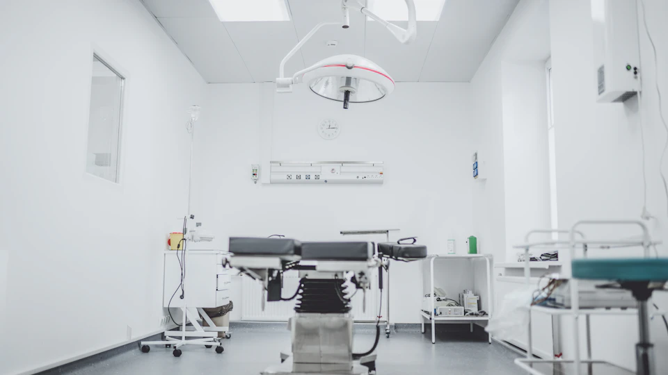 Modern MRI scanner in a bright diagnostics suite